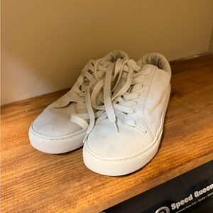 Greats Cream Casual Sneakers